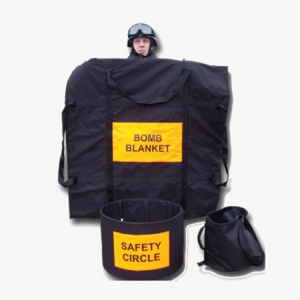 Bomb Suppression Blanket and Safety Circle